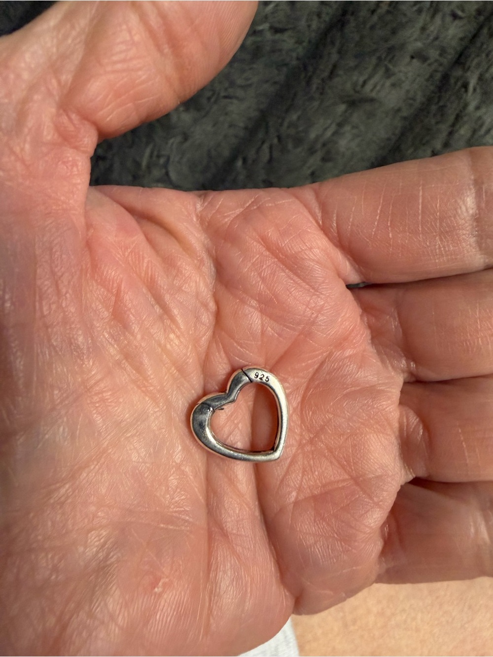 Sterling Silver 925 Love Heart Sterling Silver Lobster Clasp - Picture 8 of 16